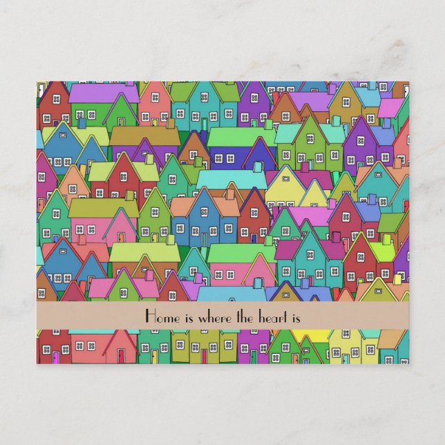 Moving House New Home personalized Announcement Postcard (Front)