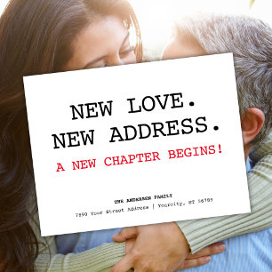 Moving In Together Couple New Address Announcement Postcard