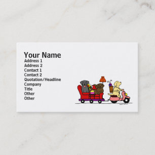 Moving Labradors Business Card