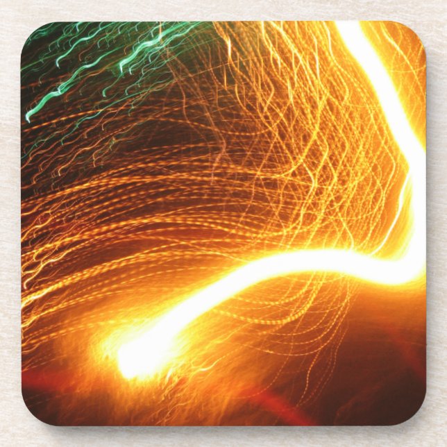 Moving Lights 1B Beverage Coaster (Front)