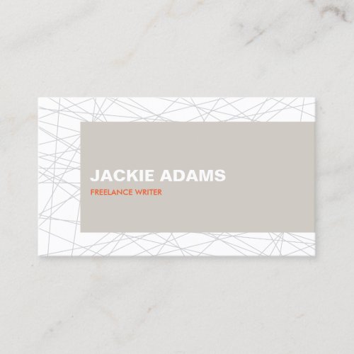 MOVING LINES No. 3 Business Card