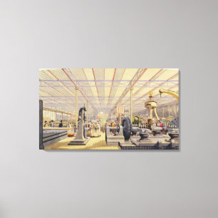 Moving Machinery, plate 49 from 'Dickinsons' Compr Canvas Print