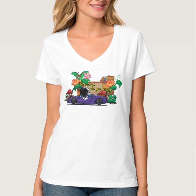 Moving on Women V-Shirt T-Shirt (Front)