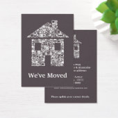 Moving Out Change of Address Notification Cards (Desk)