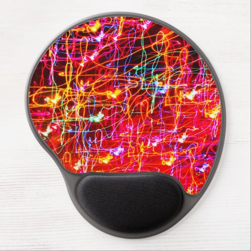 Moving Rainbow Lights Gel Mouse Pad