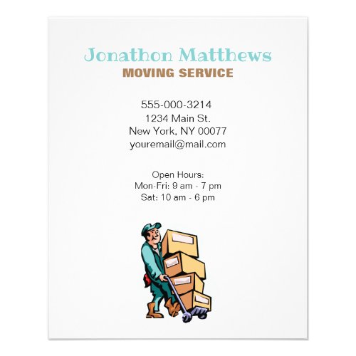 Moving  Service Company Service Business Flyer