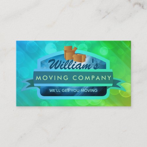 Moving Service Slogans Business Cards