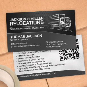 Moving Services - Relocation  Business Card