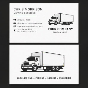Moving Services Truck  Business Card