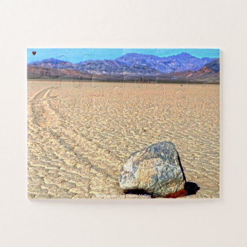 Moving Stones Death Valley Jigsaw Puzzle