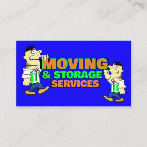 Moving  Storage Company Full Service Professional Business Card