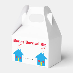 "Moving" Survival Kit Favor Boxes