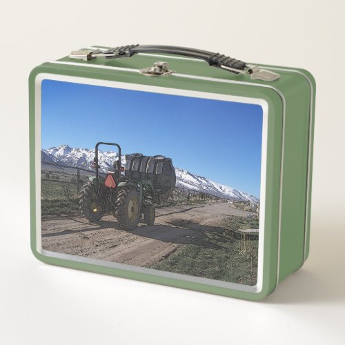 Moving the Hay Metal Lunch Box