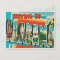 Moving to Alabama Vintage Change of Address
