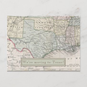 Moving to.. Custom City / State Vintage USA Map