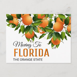 Moving To Florida Change of Address Postcard