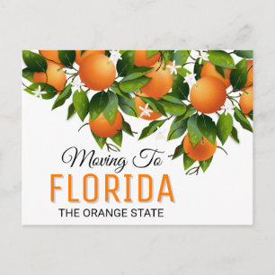Moving To Florida Change of Address Postcard