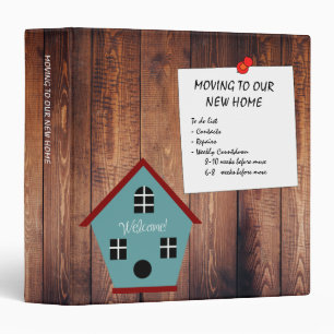 Moving to new home planner weekly to do rustic 3 ring binder