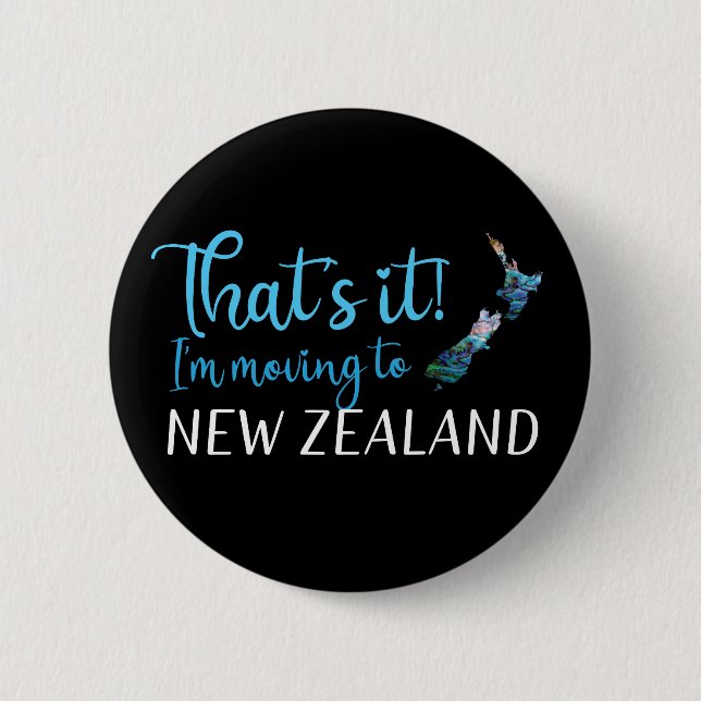 MOVING TO NEW ZEALAND KIWI PAUA BUTTON (Front)