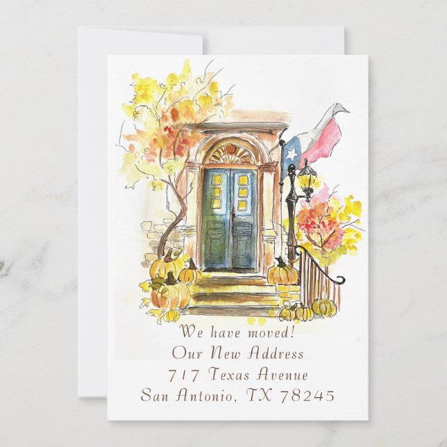 Moving to Texas Announcement (Front)