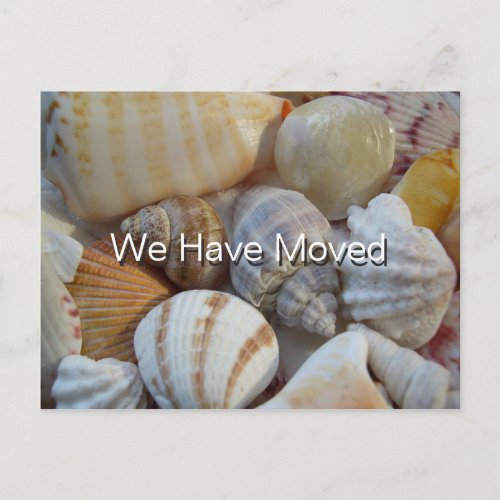 Moving to the Coast New Address Announcement Postcard