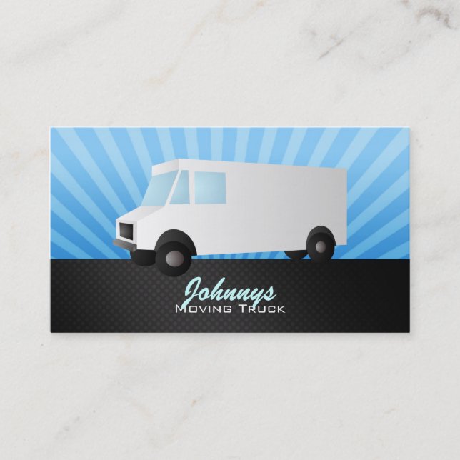 Moving Truck Business Cards (Front)