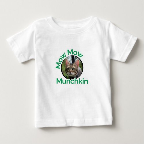 Mow Mow Munchkin Logo Baby T_Shirt