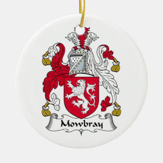 Mowbray Family Crest Ceramic Ornament
