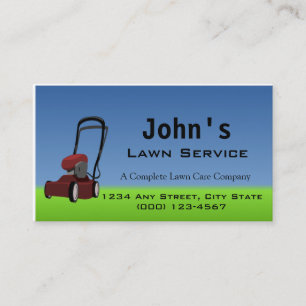 Mower Complete Lawn Service Business Card