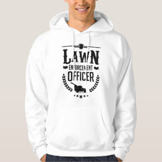Mower Lawn Mowing Gardener Garden Lawn Enforcement Hoodie