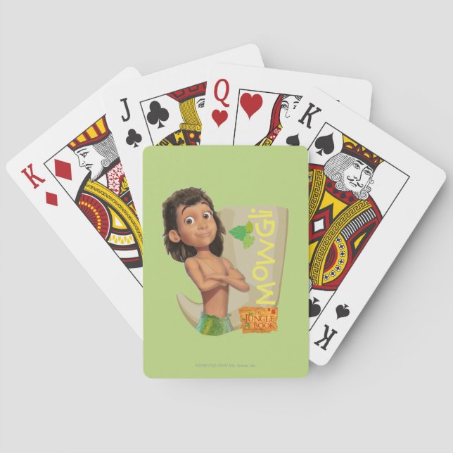 Mowgli 1 poker cards (Back)