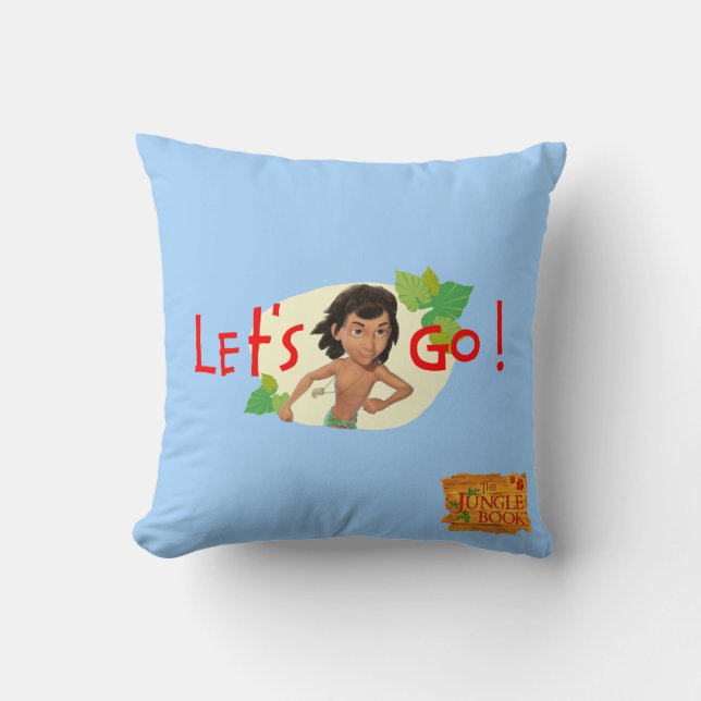 Mowgli 2 throw pillow (Front)