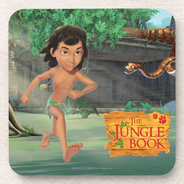 Mowgli 3 drink coaster (Front)