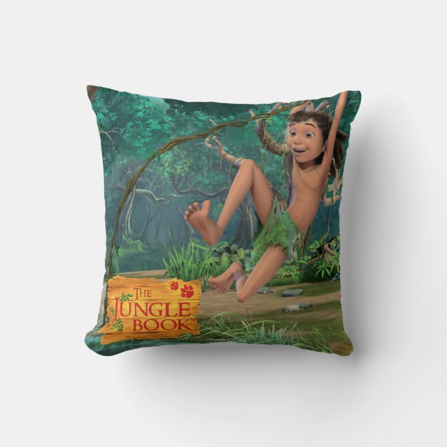 Mowgli 5 throw pillow (Front)