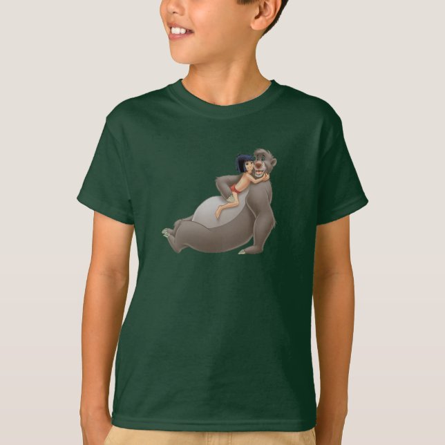 Mowgli Hugs Baloo Disney T-Shirt (Front)