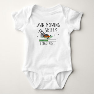 Mowing Baby   Lawn Mowing Skills Loading, Gardener Bodysuit