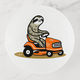 Mowing Sloth  Trinket Tray