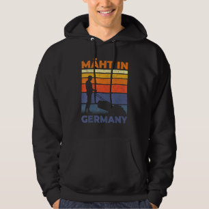 Mows In Germany Gardening Landscape Gardener Lawn  Hoodie