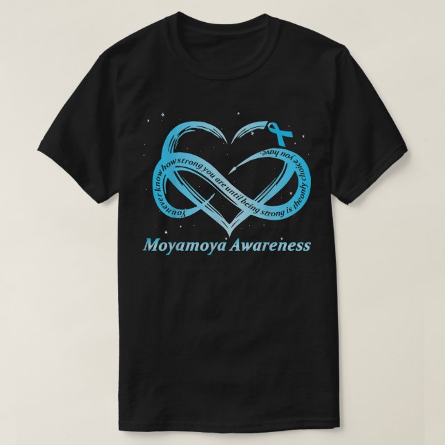 Moyamoya Warrior I'm Fine Moyamoya Awareness  T-Shirt (Design Front)
