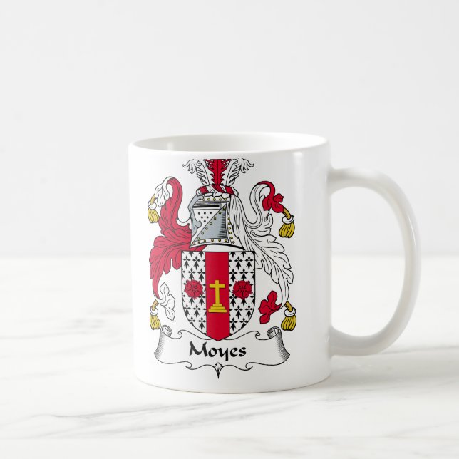 Moyes Family Crest Coffee Mug (Right)