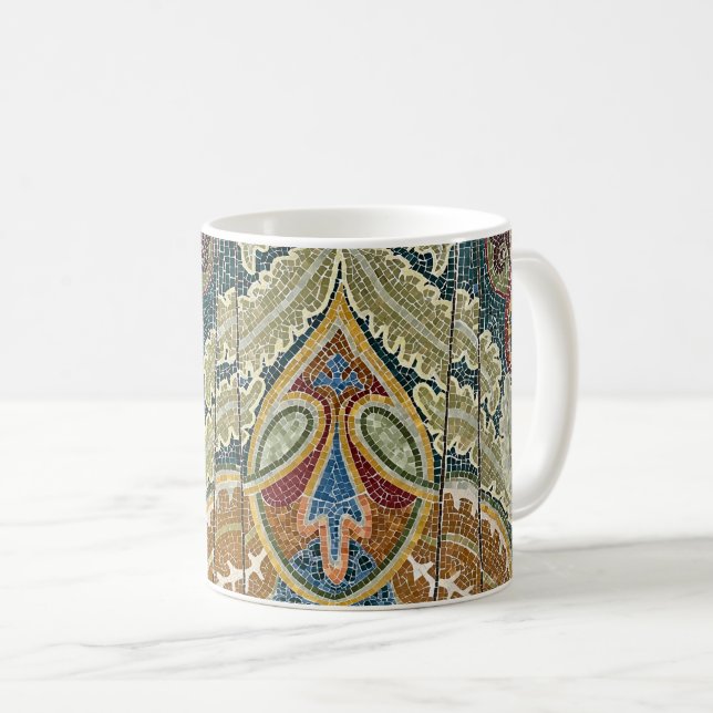 Mozaic Detail Sant Pau Barcelona Mug (Front Right)