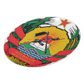Mozambique Coat of Arms Dinner Plate (Left Side)