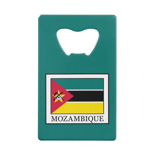Mozambique Credit Card Bottle Opener