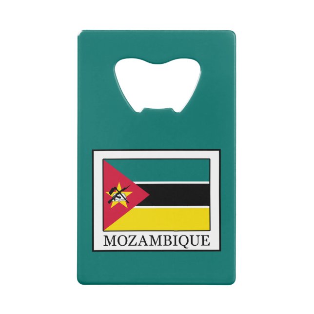 Mozambique Credit Card Bottle Opener (Front)