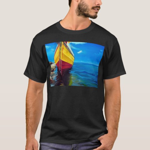 Mozambique dhow boat paradise T_Shirt