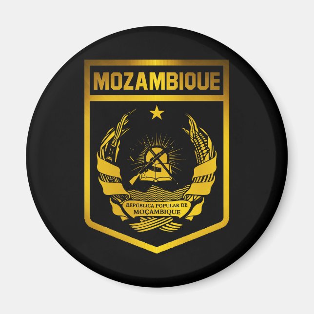 Mozambique Emblem Magnet (Front)