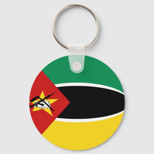 Mozambique Fisheye Flag Keychain