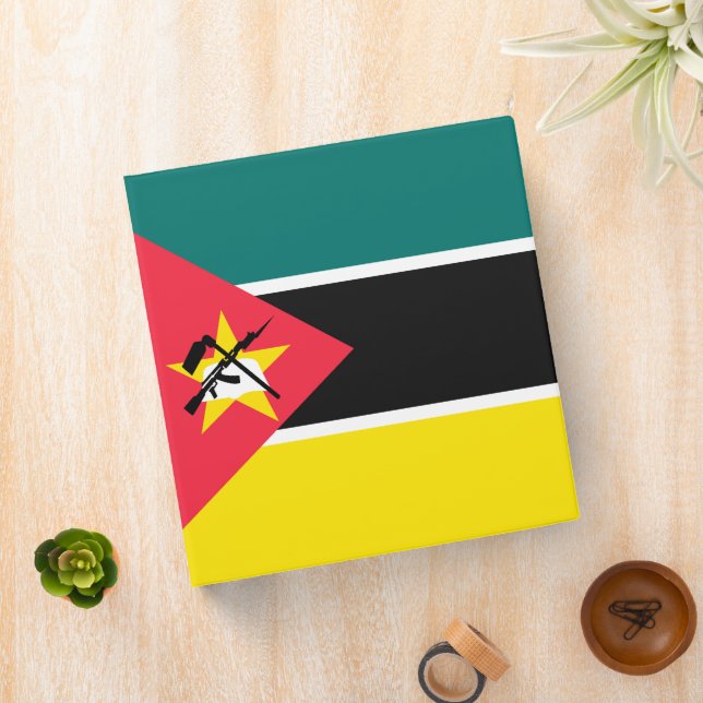Mozambique flag 3 ring binder (In Situ)