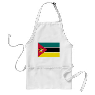 Mozambique Flag Adult Apron