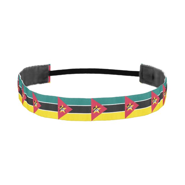 Mozambique Flag Athletic Headband (Front)